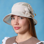 Льняная шляпа 