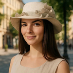 Льняная шляпа 