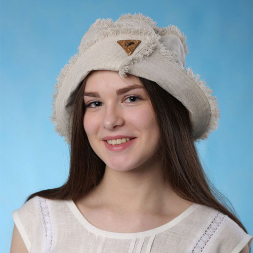 Льняная шляпа 