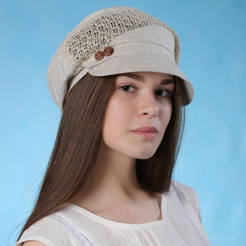 Льняная кепка 