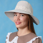 Льняная шляпа 