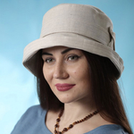 Льняная шляпа 