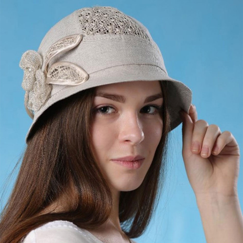Льняная шляпа 