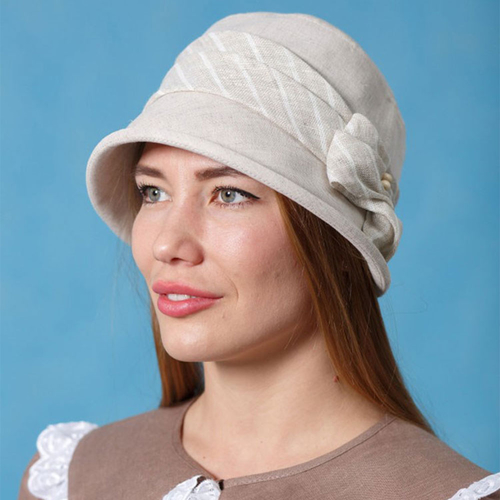 Льняная шляпа 