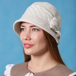Льняная шляпа 