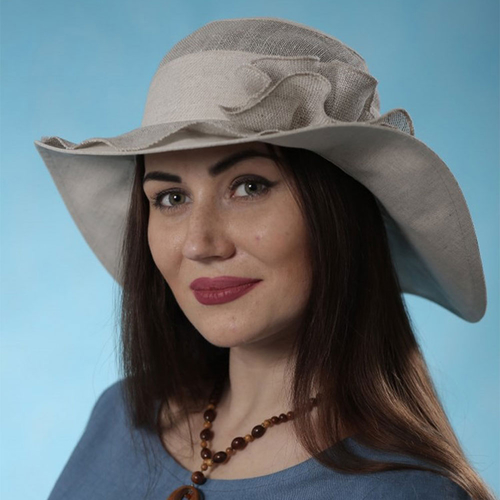 Льняная шляпа 