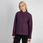 Жакет из вареной шерсти 266Ш/фиолетовый - Иконка товара 1