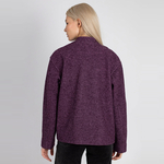 Жакет из вареной шерсти 266Ш/фиолетовый - Иконка товара 4