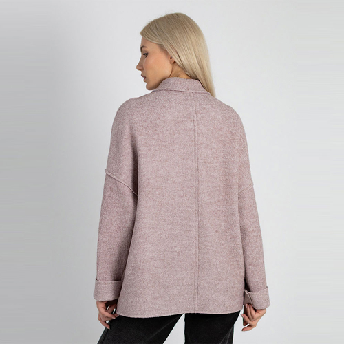 Жакет из вареной шерсти 267Ш/розовый - Изображения 5