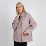 Жакет из вареной шерсти 267Ш/розовый - Иконка товара 1