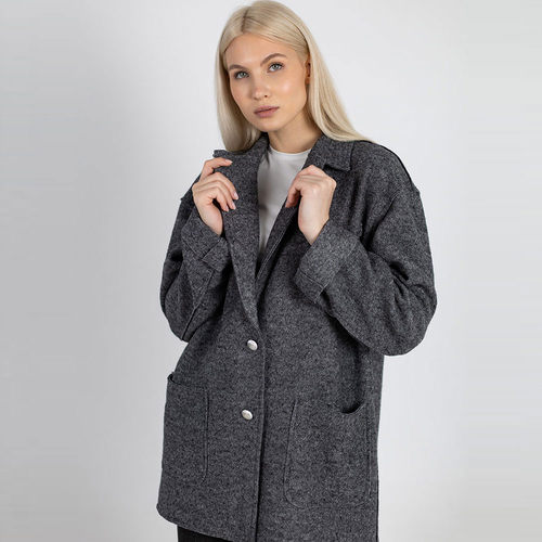 Жакет из вареной шерсти 268Ш/т-серый - Изображения 2