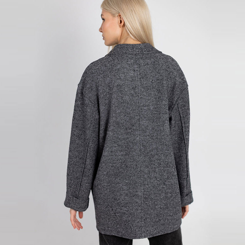 Жакет из вареной шерсти 268Ш/т-серый - Изображения 4