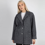 Жакет из вареной шерсти 268Ш/т-серый - Иконка товара 3