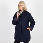 Жакет фуфайка из льна 272Ш/т-синий - Иконка товара 2