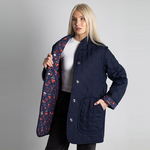 Жакет фуфайка из льна 272Ш/т-синий - Иконка товара 4