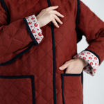 Жакет фуфайка из льна 274Ш/т-красный - Иконка товара 4