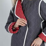 Жакет фуфайка из льна 276Ш/т-серый - Иконка товара 2