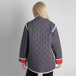 Жакет фуфайка из льна 276Ш/т-серый - Иконка товара 5