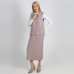 Юбка из вареной шерсти 269Ш/розовый - Иконка товара 1