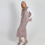 Юбка из вареной шерсти 269Ш/розовый - Иконка товара 4