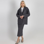 Юбка из вареной шерсти 269Ш/т-серый - Иконка товара 1