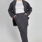 Юбка из вареной шерсти 269Ш/т-серый - Иконка товара 5