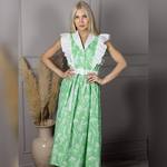 Платье из льна и хлопка 228Ш/зеленый - Иконка товара 2