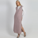 Платье-сарафан из вареной шерсти 275Ш/розовый - Иконка товара 2