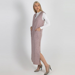 Платье-сарафан из вареной шерсти 275Ш/розовый - Иконка товара 3