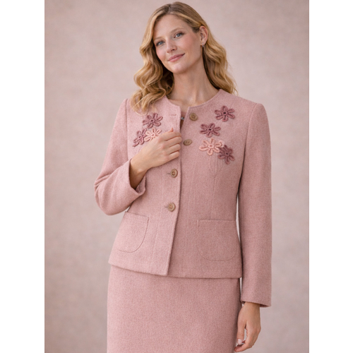 Жакет из вареной шерсти ш2475-25 - Фото товара