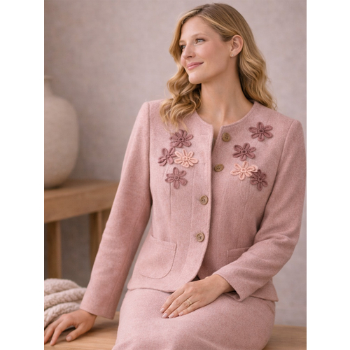 Жакет из вареной шерсти ш2475-25 - Изображения 3