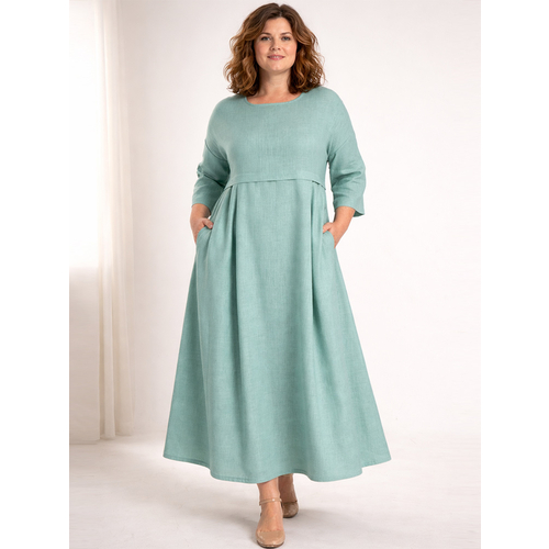 Платье из льна ш2524-26 - Фото товара