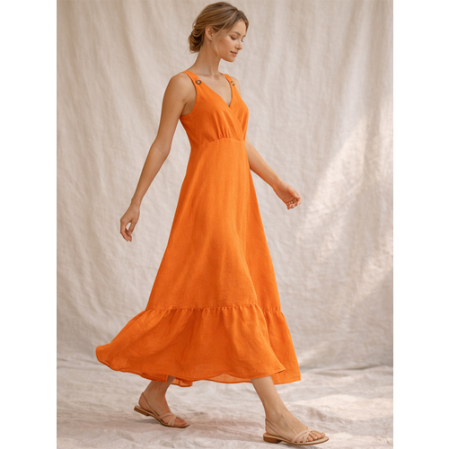 Платье из льна ш2543-26 - Изображения 2