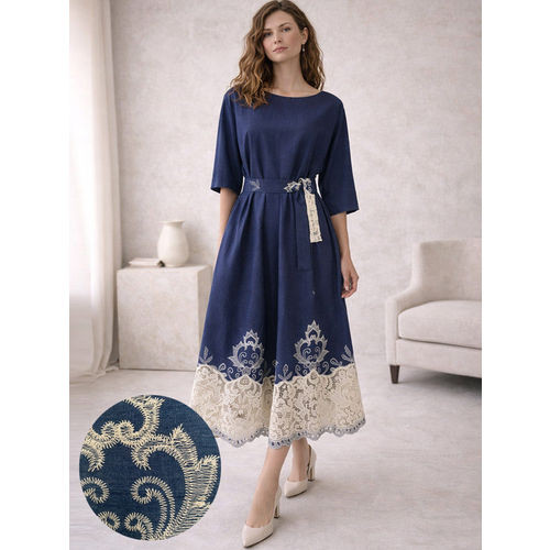 Платье из хлопка ш2554-26 - Фото товара