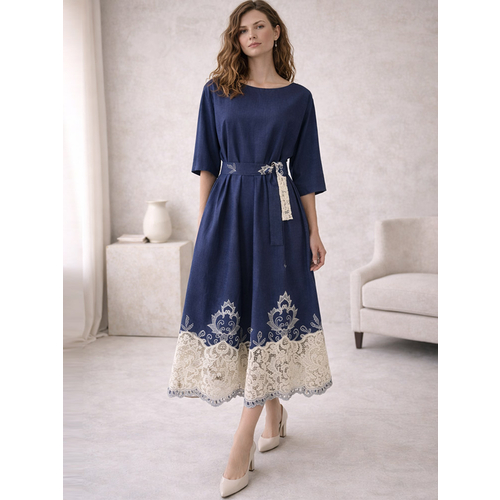 Платье из хлопка ш2554-26 - Изображения 3