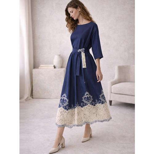 Платье из хлопка ш2554-26 - Изображения 4