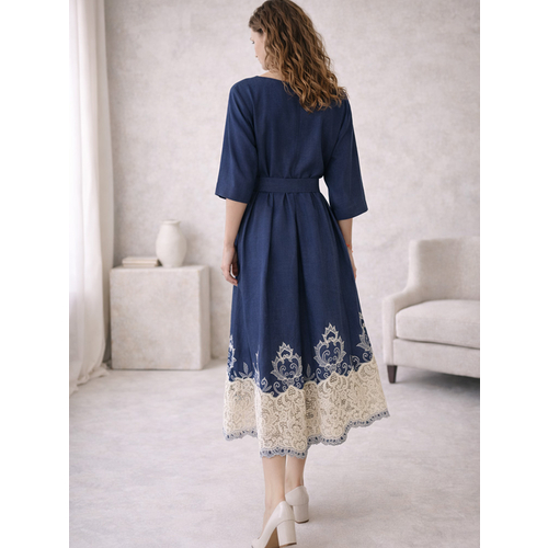 Платье из хлопка ш2554-26 - Изображения 6