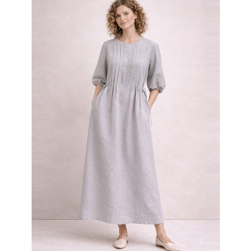 Платье из льна ш2558-26 - Фото товара