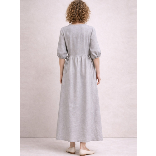 Платье из льна ш2558-26 - Изображения 4