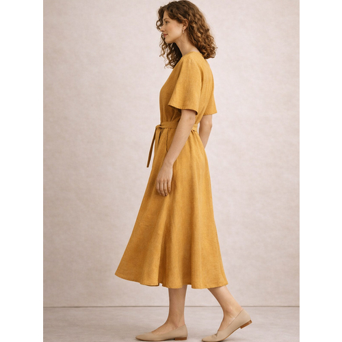 Платье из льна ш2561-26 - Изображения 2