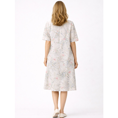 Платье из льна и хлопка ш2565-26 - Изображения 3