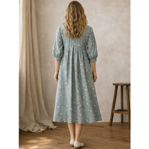 Платье из хлопка и вискозы ш2567-26 - Изображения 2