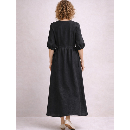 Платье из льна ш2572-26 - Изображения 3