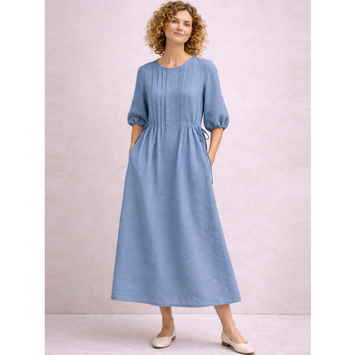 Платье из льна ш2573-26 - Фото товара