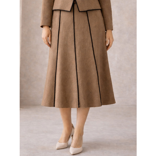 Юбка из вареной шерсти ш2487-25 - Изображения 2