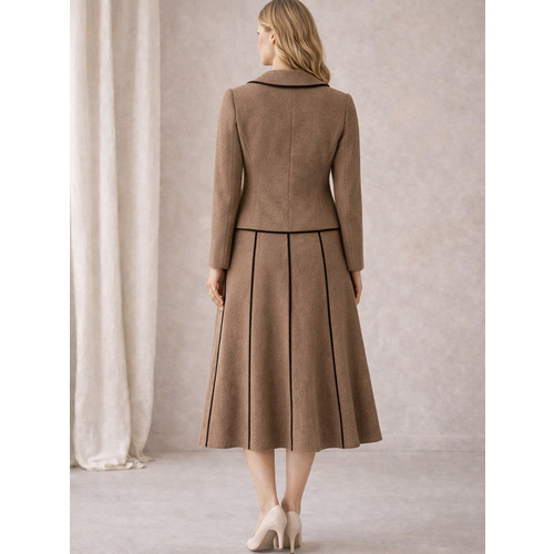 Юбка из вареной шерсти ш2487-25 - Изображения 3