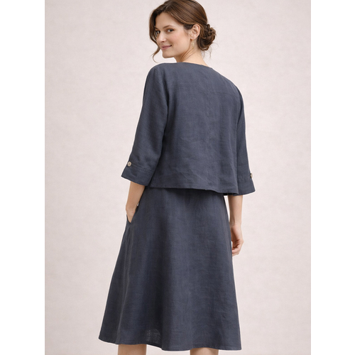 Юбка из льна ш2570-26 - Изображения 3