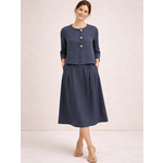 Юбка из льна ш2570-26 - Иконка товара 1