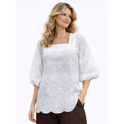 Блуза из хлопка ш2437-25 - Изображения 2