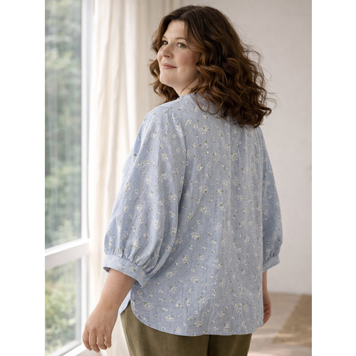 Блуза из хлопка ш2521-26 - Изображения 3